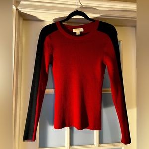 Michael Kors full sleeve color block top